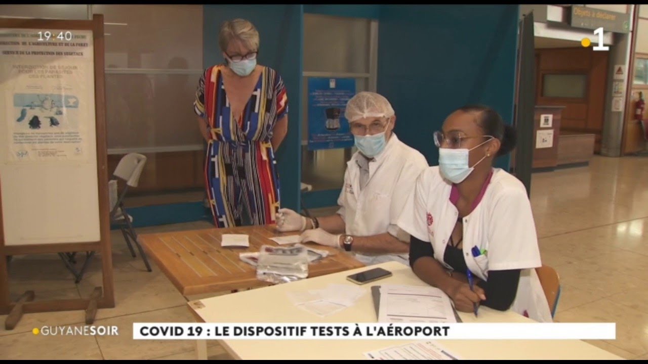 COVID 19 : le dispositif tests à l'aéroport Félix Eboué