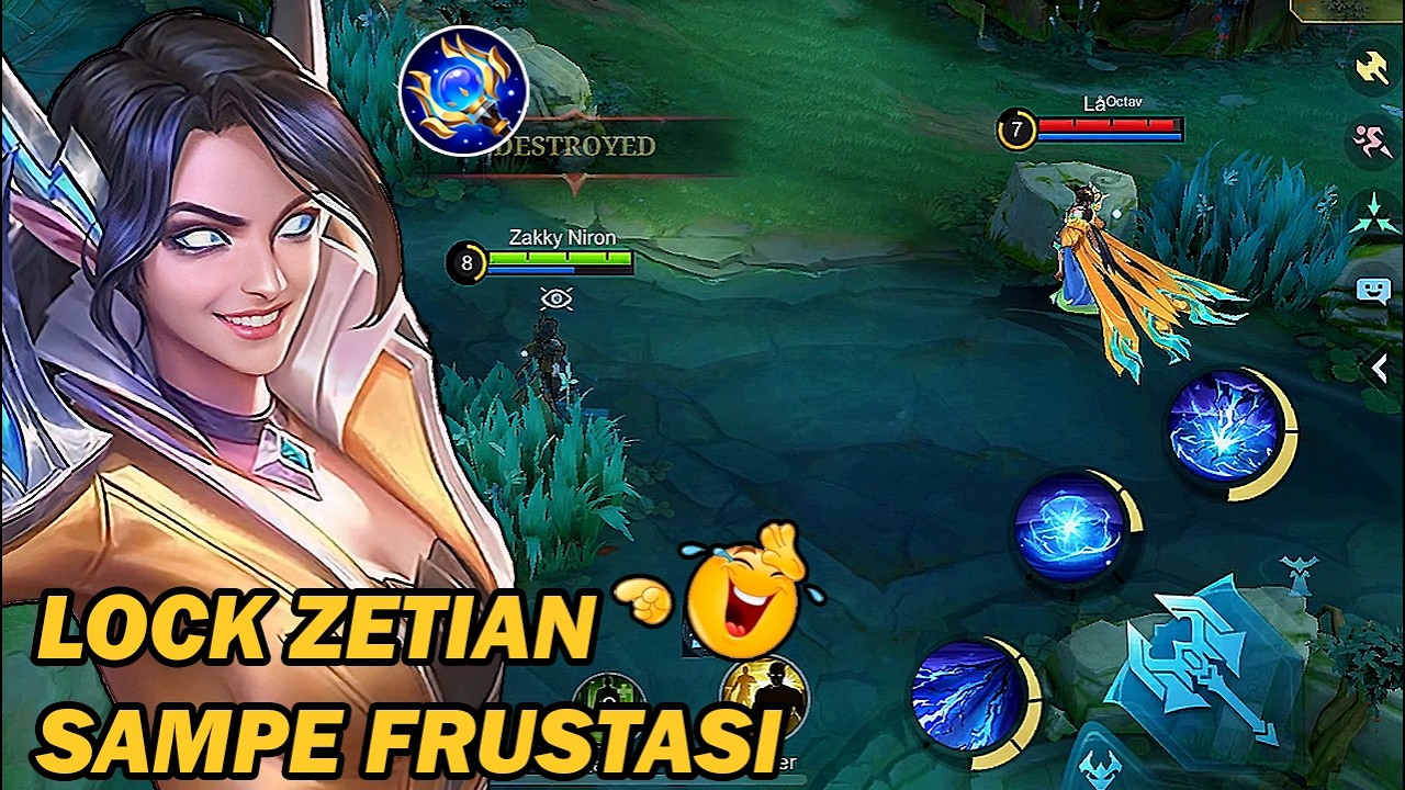 EUDORA MODE SEMAK! LOCK ZETIAN SI PALING JAGO SAMPE KESAL‼️- MLBB
