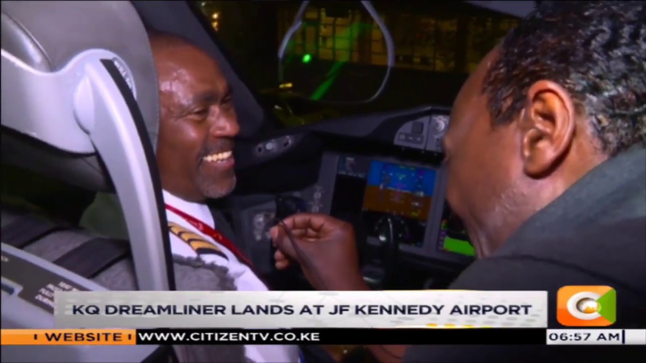The game changer |The KQ NBO-NYC  inaugural flight lands in New York on Monday