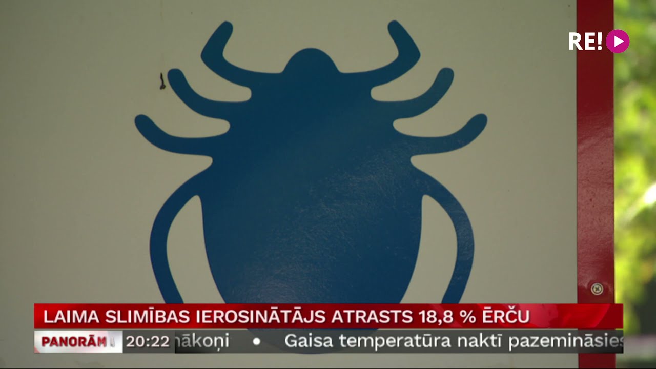 Laima slimības ierosinātājs atrasts 18,8 % ērču
