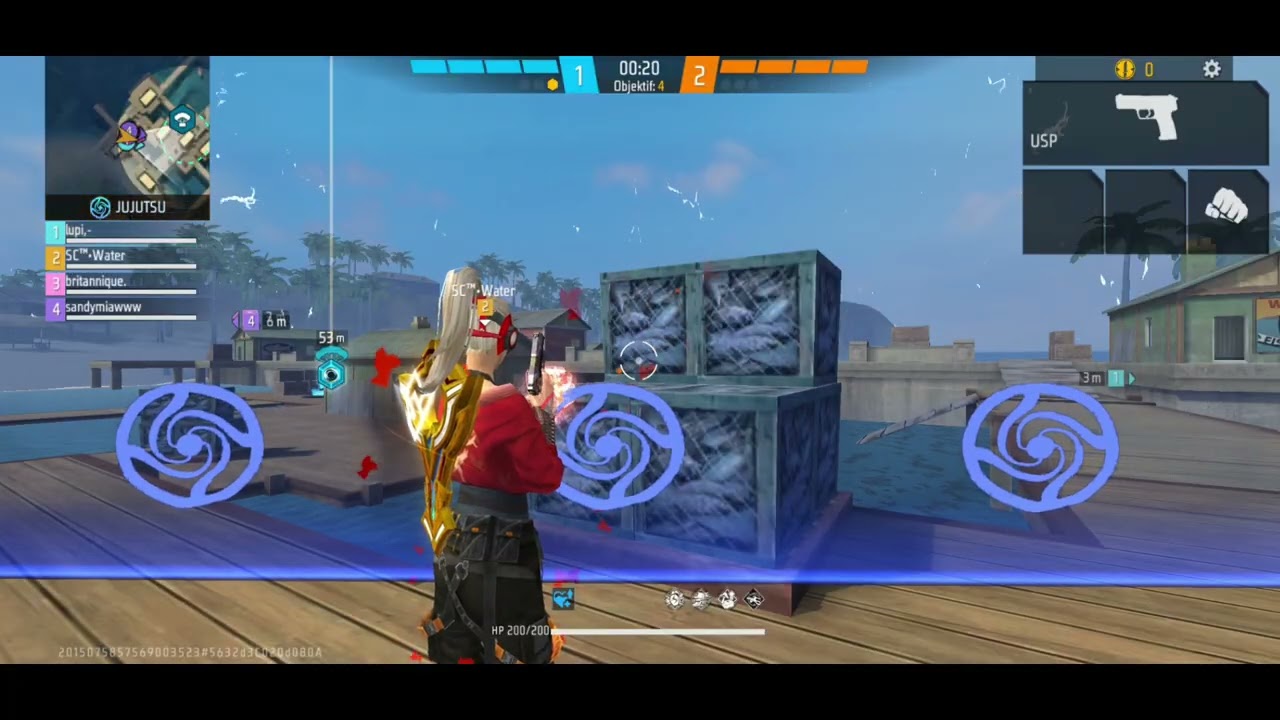 ▶️Full Gameplay ke-3 Mode CS Ranked Free Fire (Bermuda) | Ezar Water 