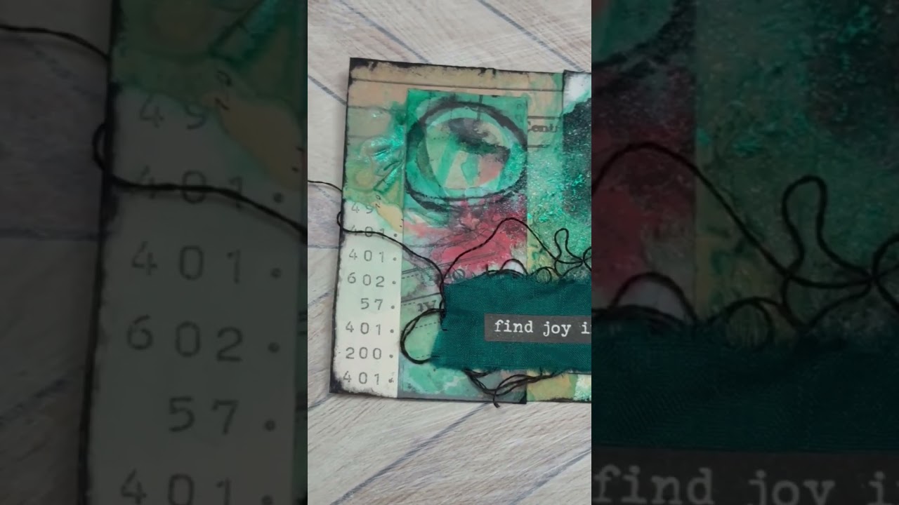 Video Release on my Channel Mixed Media ICAD Day 20 Your Favorite Medium⁠  