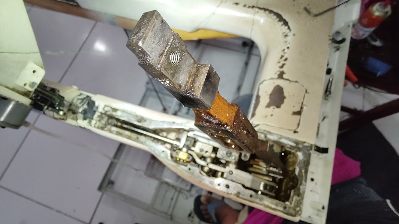 Desmontagem do braço transportador do dente da fechadeira de braço!