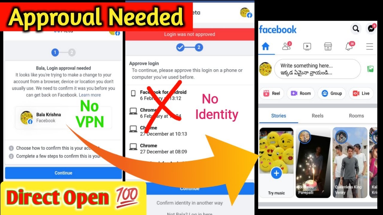 How open login was not approved facebook account 2022 | Login was not approved problem solved 2022