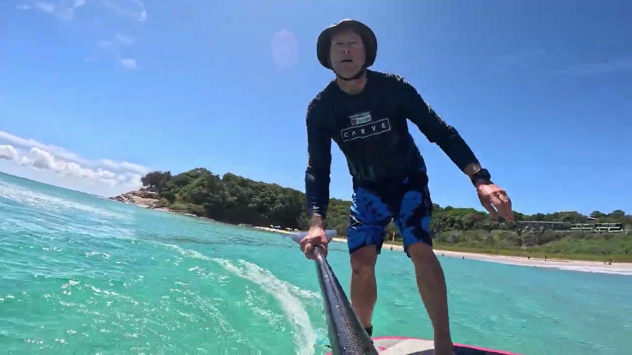 Supping Cylinder , Amazing Straddie weather . Sup foil