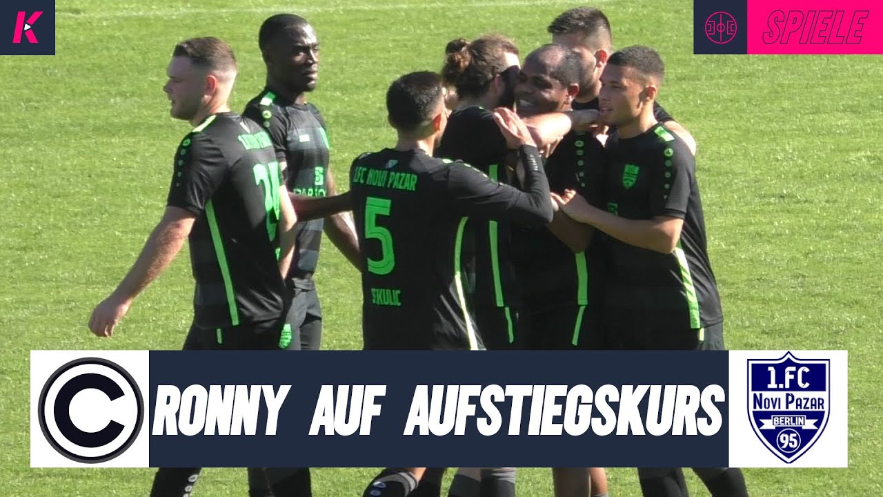 Ex-Hertha-Profi Ronny glänzt mit Eiskalt-Elfer | SC Charlottenburg - 1. FC Novi Pazar (Berlin-Liga)