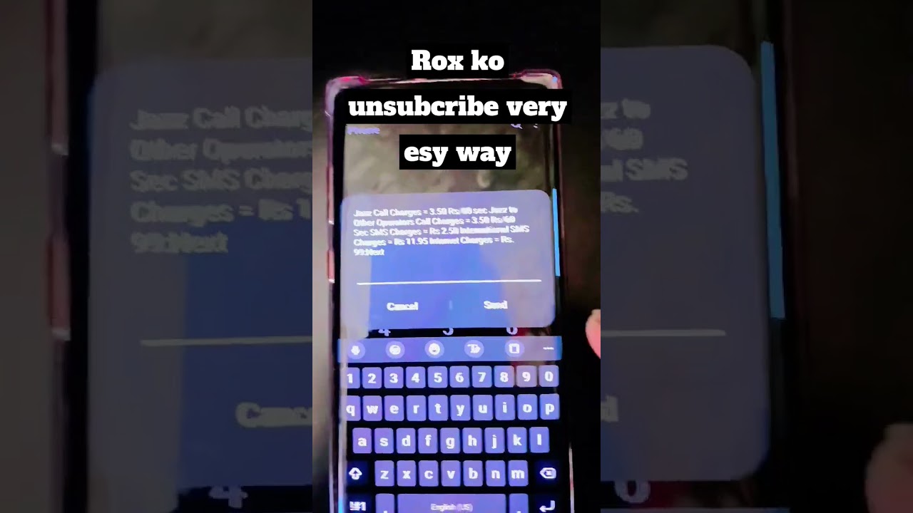 How to unsub jazz Rox | jazz rox ko kesay khatam kare 🤔 #shorts Jazz