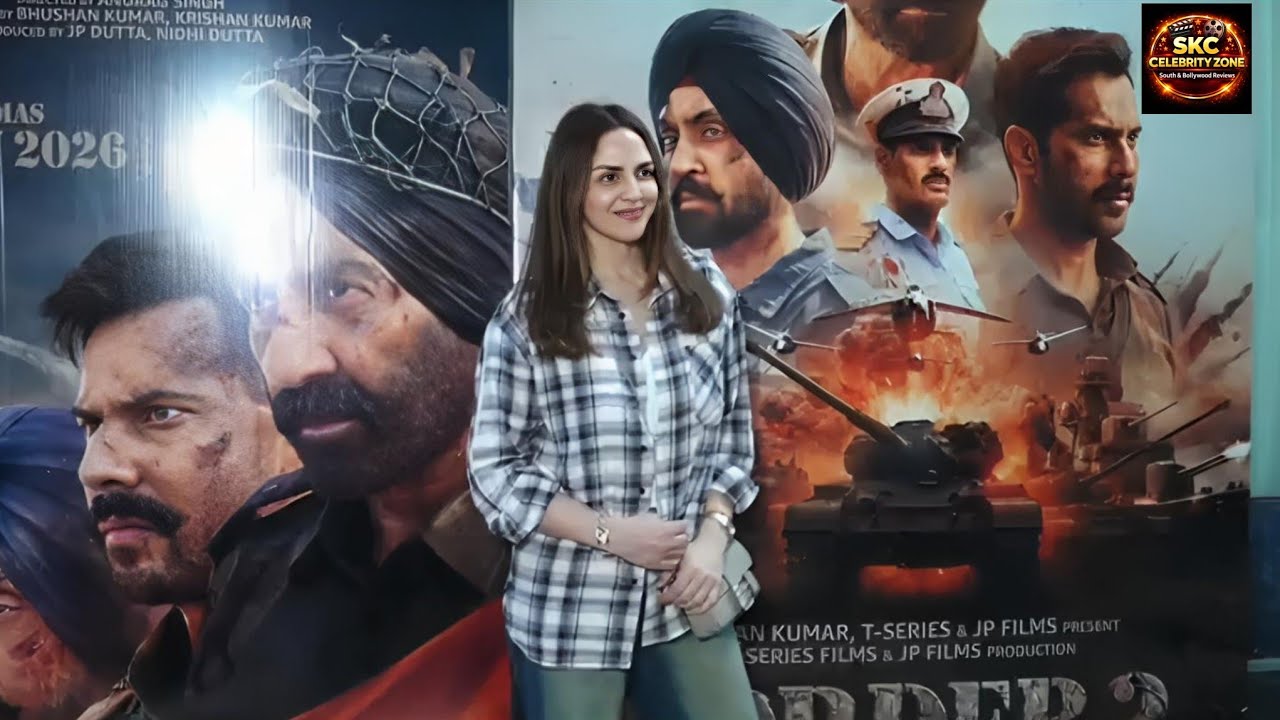 Boarder 2 dekhne Aai Sunny Deol ki Mummy - Hema Malini || SKC Celebrity Zone 