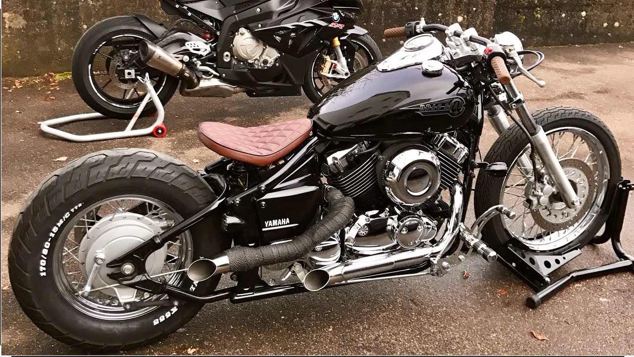 YAMAHA XVS 650 BOBBER BLACK CUSTOM