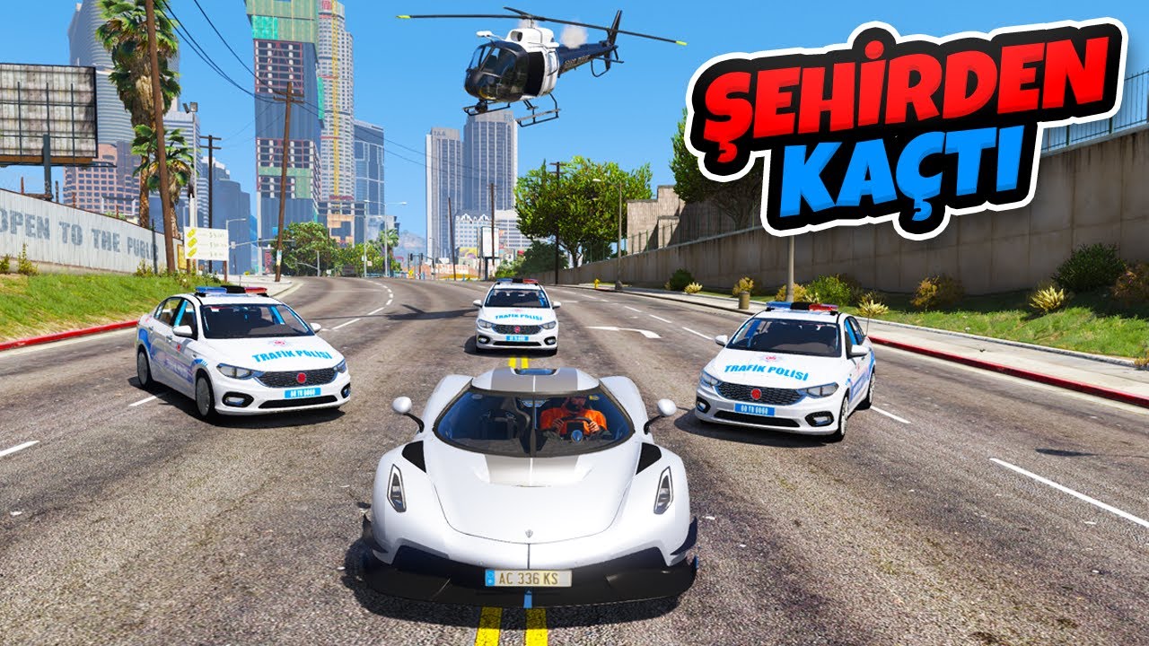 👮 Recep Abi ile 200 Yıldızda Polisten Kaçmak 🚓 GTA 5