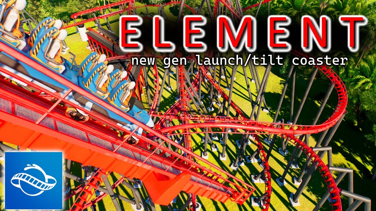 Element - HUGE New Gen Vekoma TILT COASTER W/Launch and SPIKE! - Planet Coaster 2 Blueprint Showcase