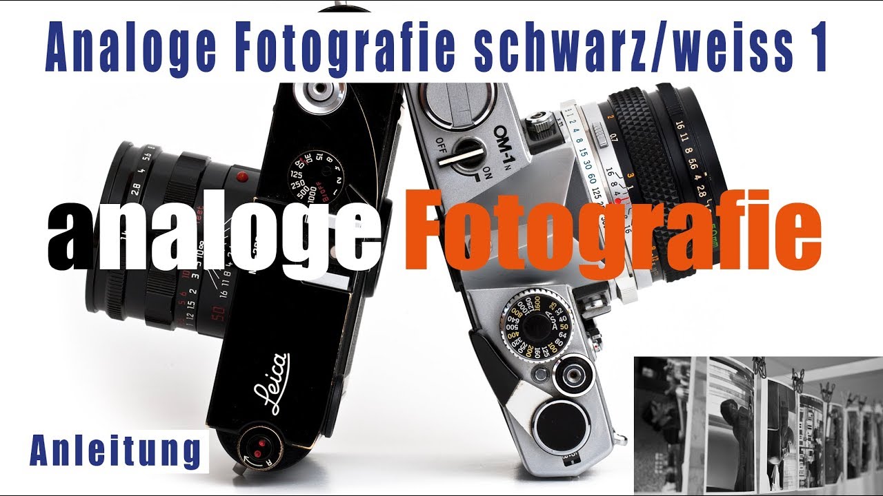 Teil 1/4 Analoge Fotografie schwarz/weiß Bilder aufnehmen deutsch Blende Zeit ISO