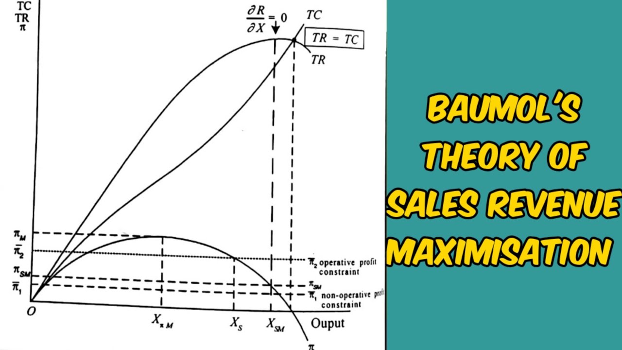 Baumol theory of sales revenue maximum