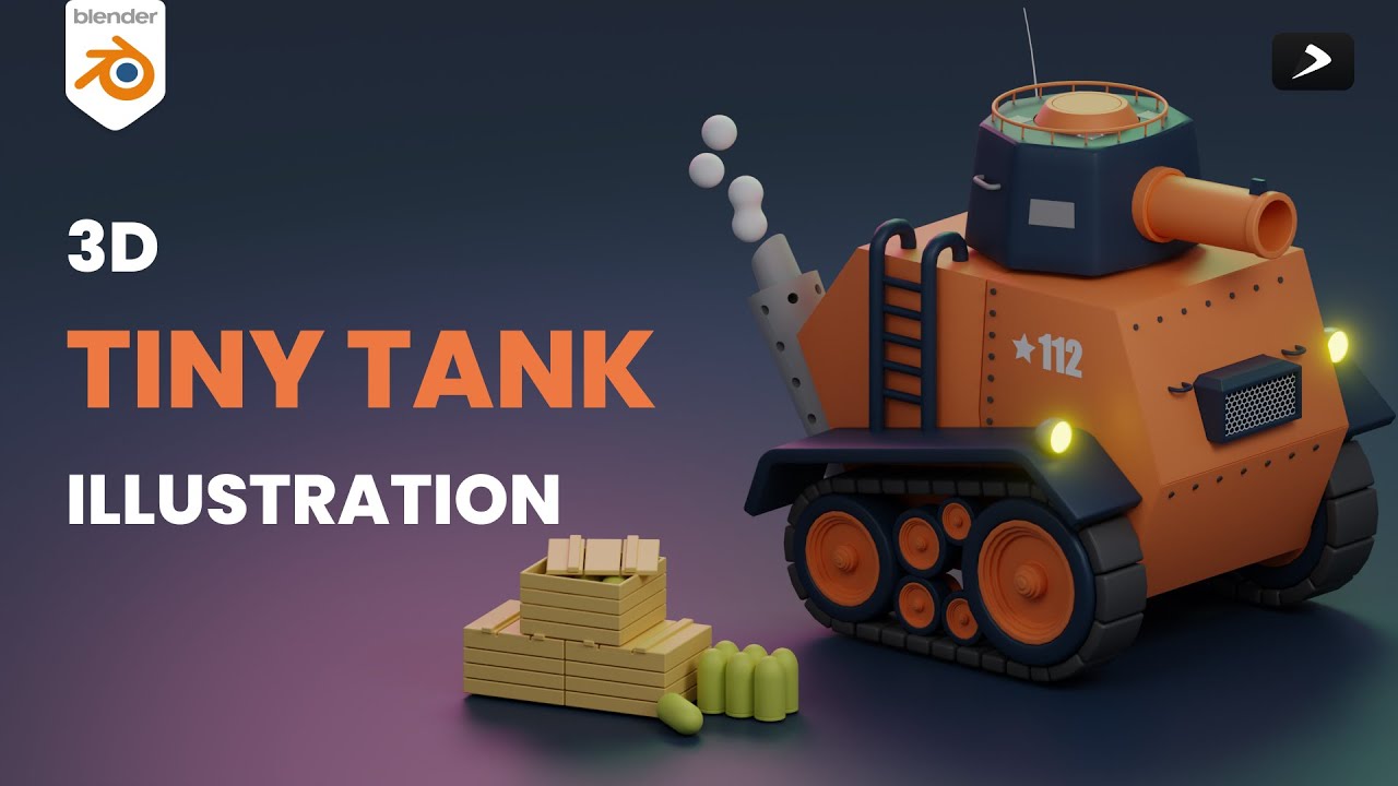 How to make Stylized Tank in blender