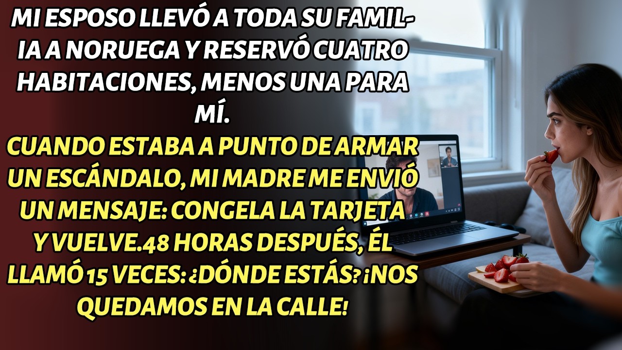 EN NORUEGA ME DEJÓ SIN HABITACIÓN. CONGELÉ LA TARJETA Y TERMINÓ EN LA CALLE.