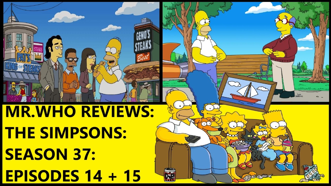 Mr.Who Reviews - The Simpsons - Season 35 Episodes 14 + 15
