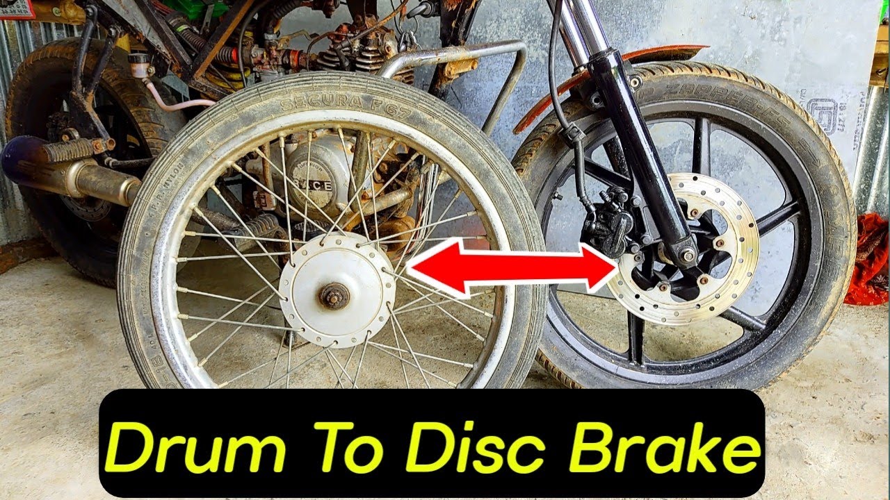 Disc brake secret Knowledge 😍😍 | Drum Brake to Disc Brake Modification Price | Installation Process
