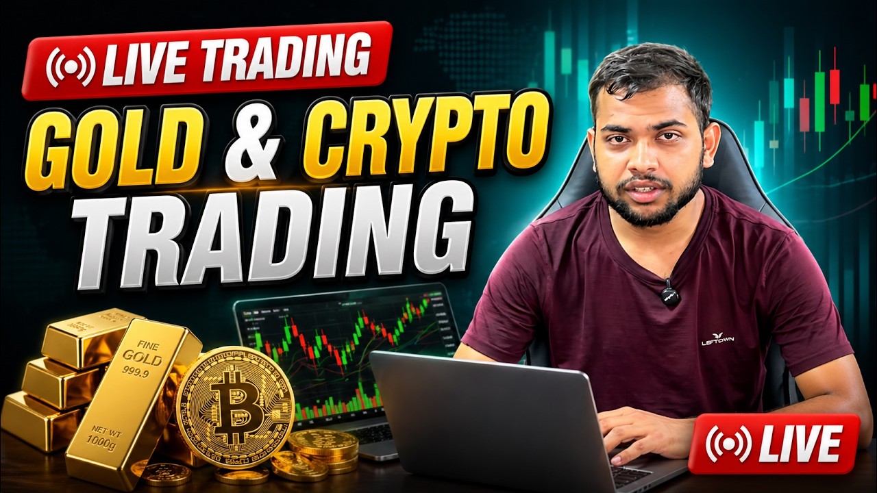 Crypto Forex & Gold Live Trading Scalping 🔴| Smart Money Kya Kar Raha Hai?  | 10 June 2026