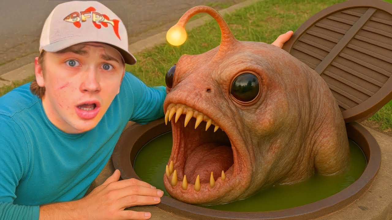 J'ai découvert des poissons aliens géants cachés dans les égouts !