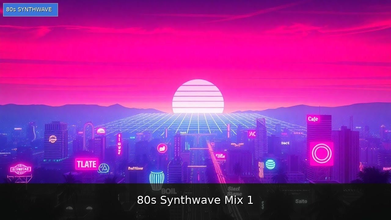 🌆 Neon Nights & City Dreams | 1 Hour Retro Synthwave Mix