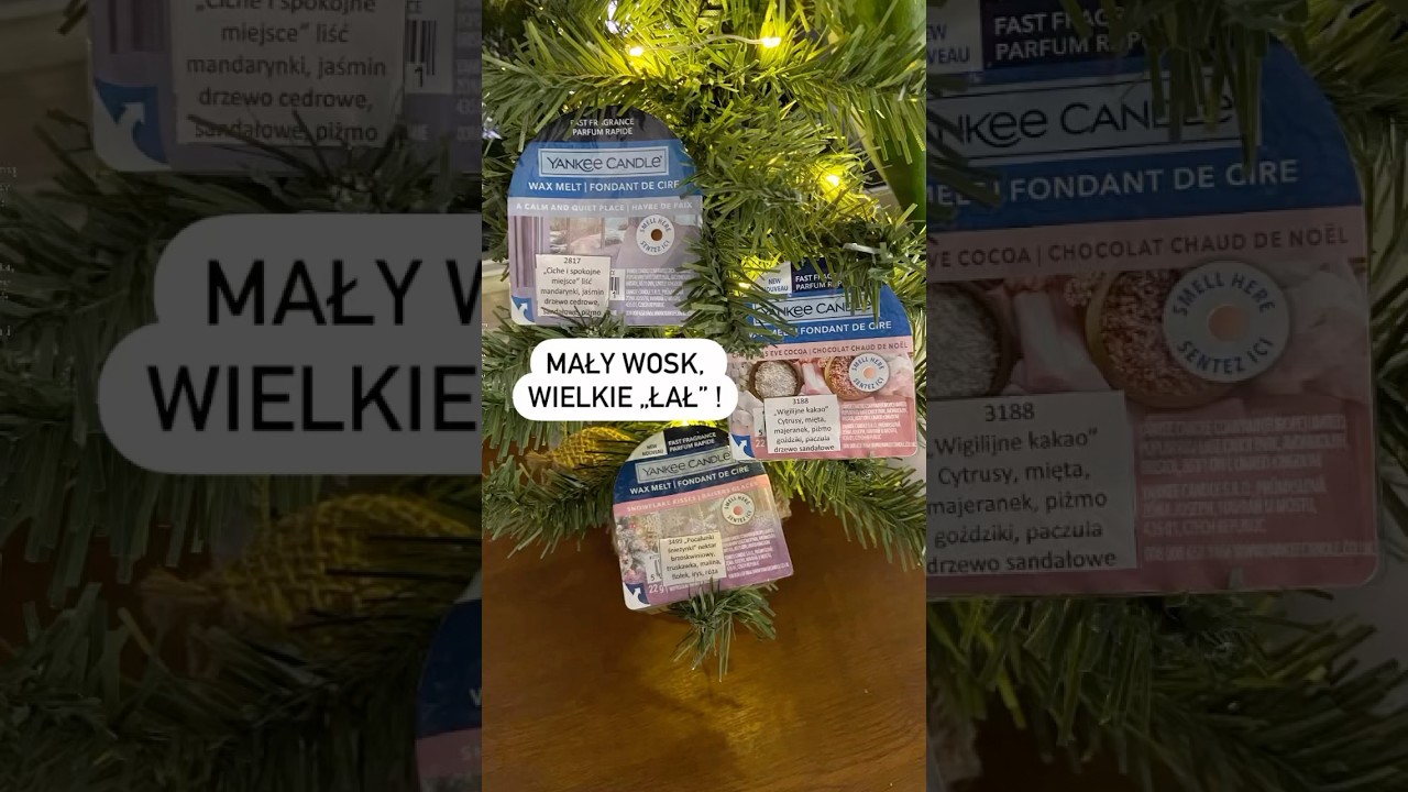 ✨ Małe woski Yankee Candle – magia zapachu i światła, które zmienią Twój dom !