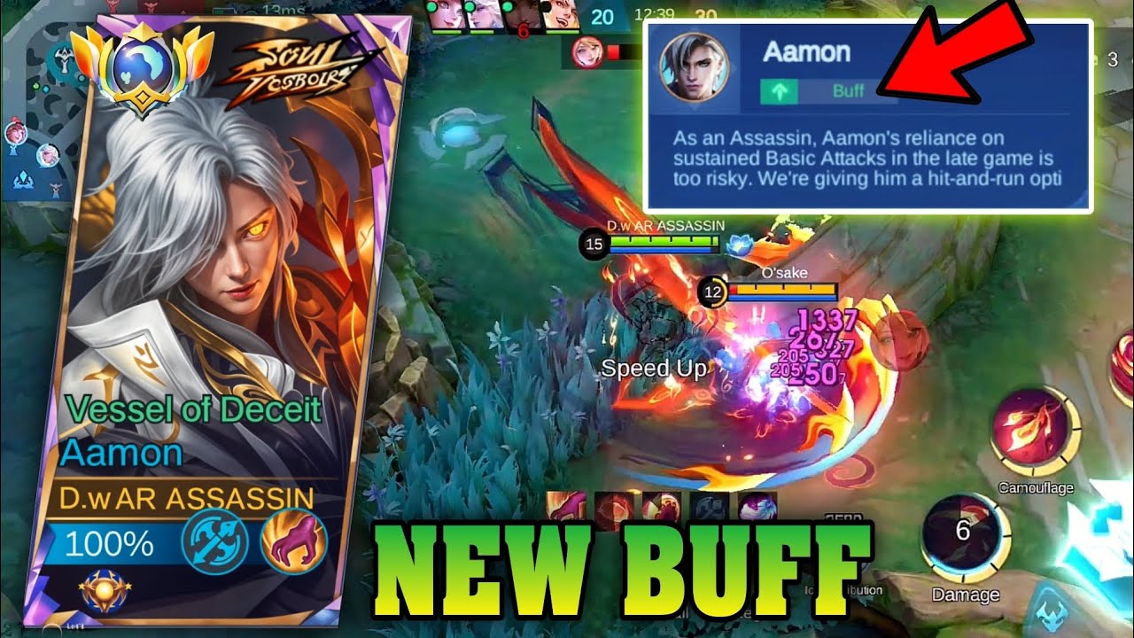 MOONTON BUFFED MY AAMON SEASON 37 NEW GAMEPLAY 2025! Aamon Best Build #mobilelegends #aamon
