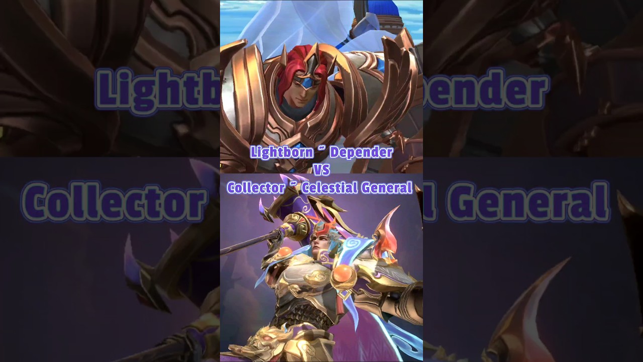 Tigreal New Skin Celestial General Vs Lightborn ~ Depender | Comparison Paldo na naman si Moonton 🤣