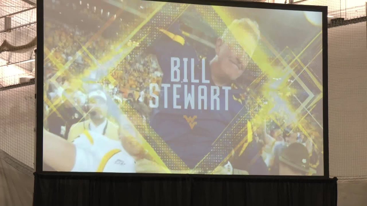 Watch: Bill Stewart is posthumously enshrined in the WVU Sports Hall of Fame