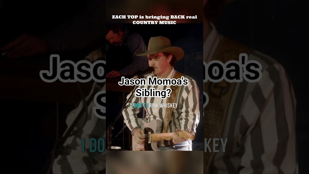 COUNTRY music artist ZACH TOP looks like Jason MOMOA haha 