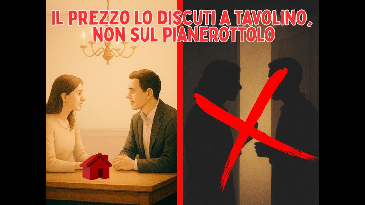 Il prezzo non si discute sul pianerottolo: l’errore che rovina la vendita di casa
