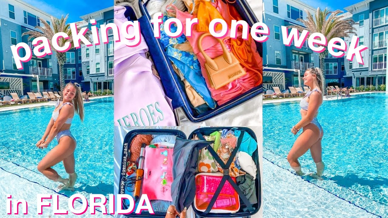 florida vlog 001: pack + prep with me for vacation