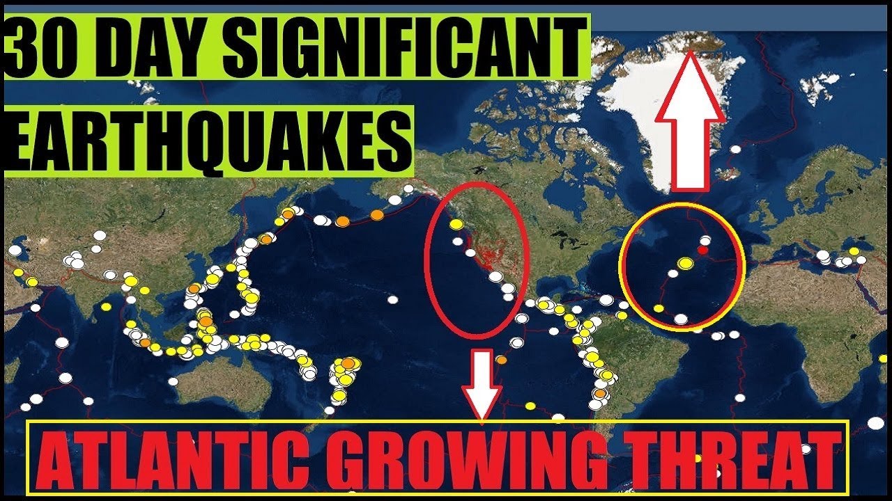 *ATLANTIC OCEAN* MAJOR EARTHQUAKE & SEISMIC ACTIVITY - East Coast Risk As Big As WEST?!