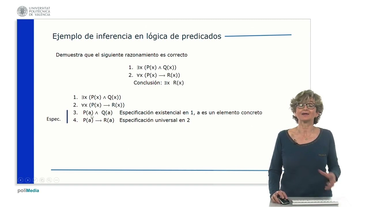 Inferencia en lógica de predicados |  | UPV