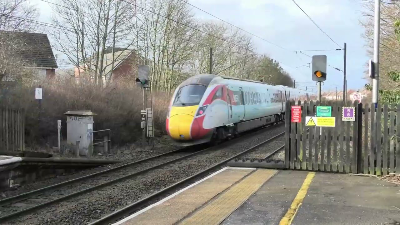 Trains at Cramlington Station on Friday 20th February 2026 in Full 4K Ultra HD! feat 43060 and 43025