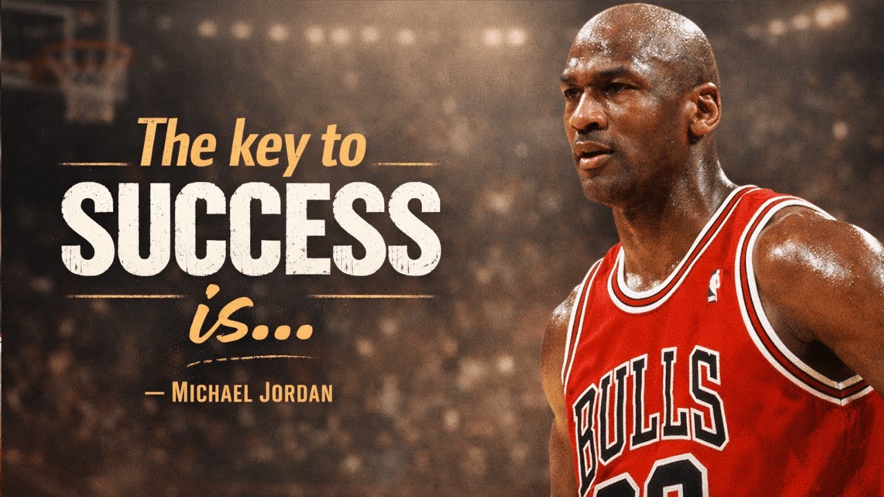 Quote of the day by basketball legend Michael Jordan: 'The key to success is…'
