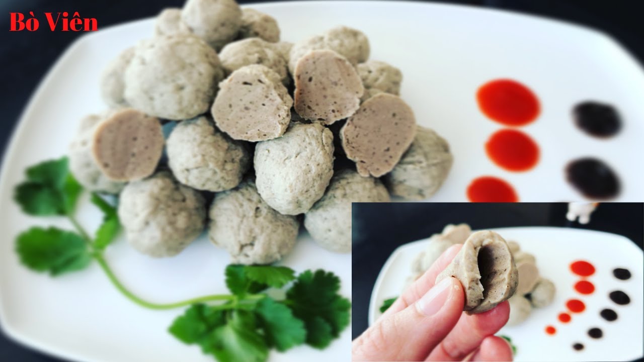 BÒ VIÊN - Cách làm BÒ VIÊN dai, giòn KHÔNG CẦN MÁY QUẾT, dễ dàng thành công | Mai Khôi