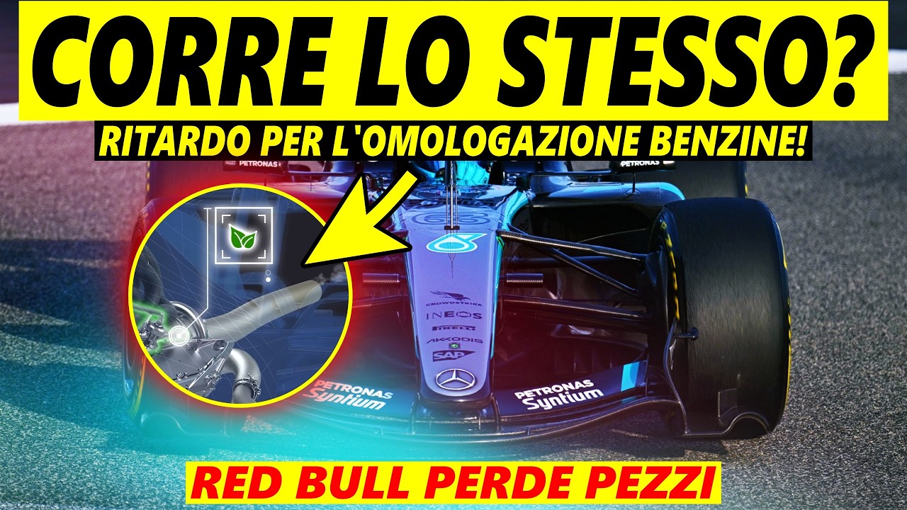 🔴MERCEDES in GRAVE RITARDO per L'OMOLOGAZIONE BENZINA e REDBULL PERDE UN PEZZO GROSSO!