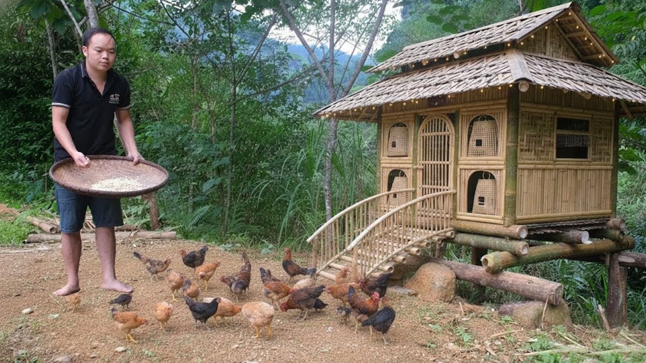 Moving the Chicken Coop Reveals a Huge Surprise | Primitive Skills Adventure