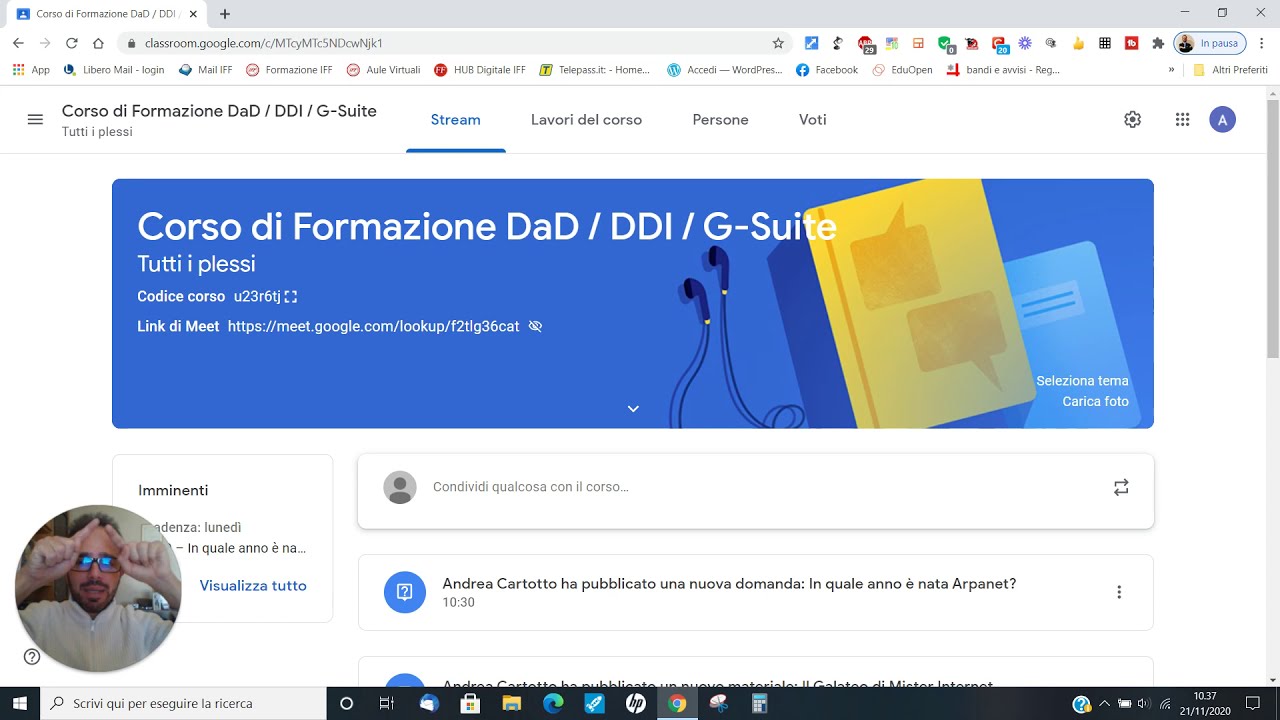 Andrea Cartotto - Google Classroom per tutti [video 1] - Come creare un compito
