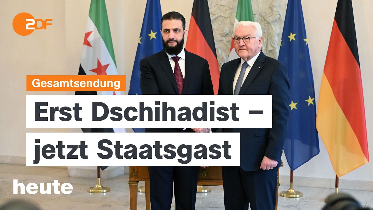 heute 19:00 vom 30.03.2026: Hohe &Ouml;lpreise, Merz empf&auml;ngt al-Scharaa und Updates zum Buckelwal