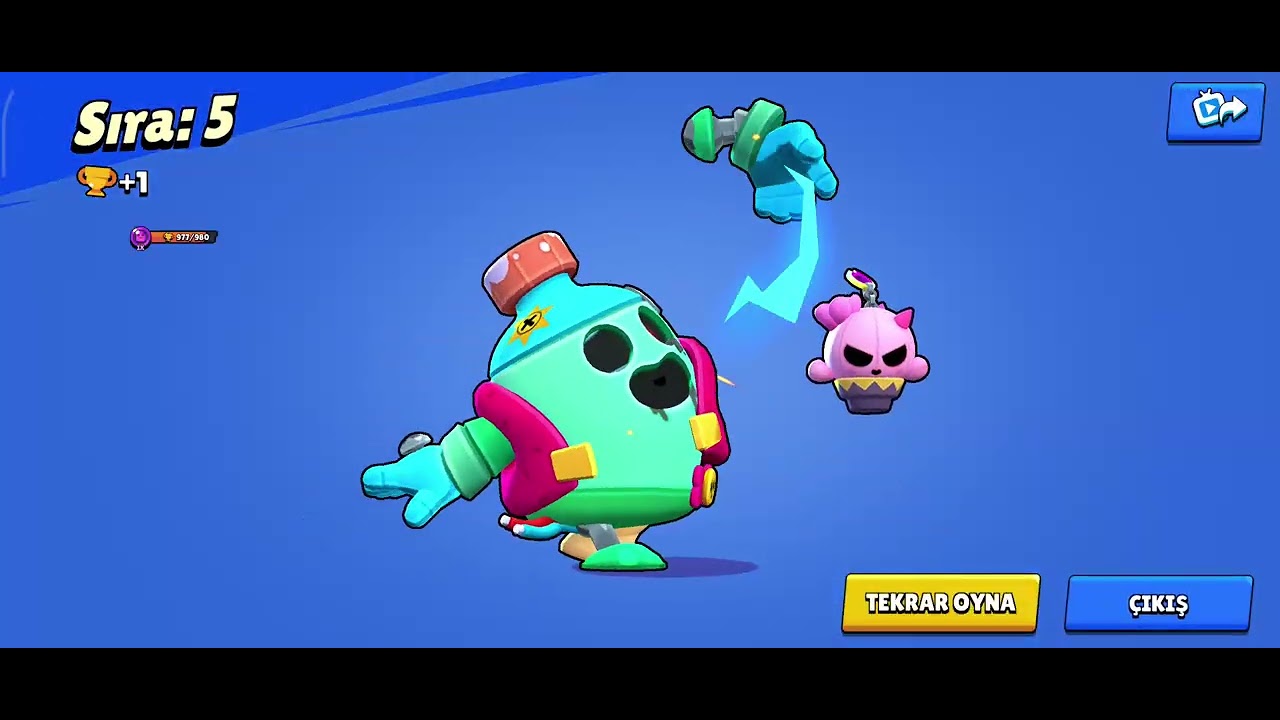 Spike 1000 kupa yaptım#brawlstars 