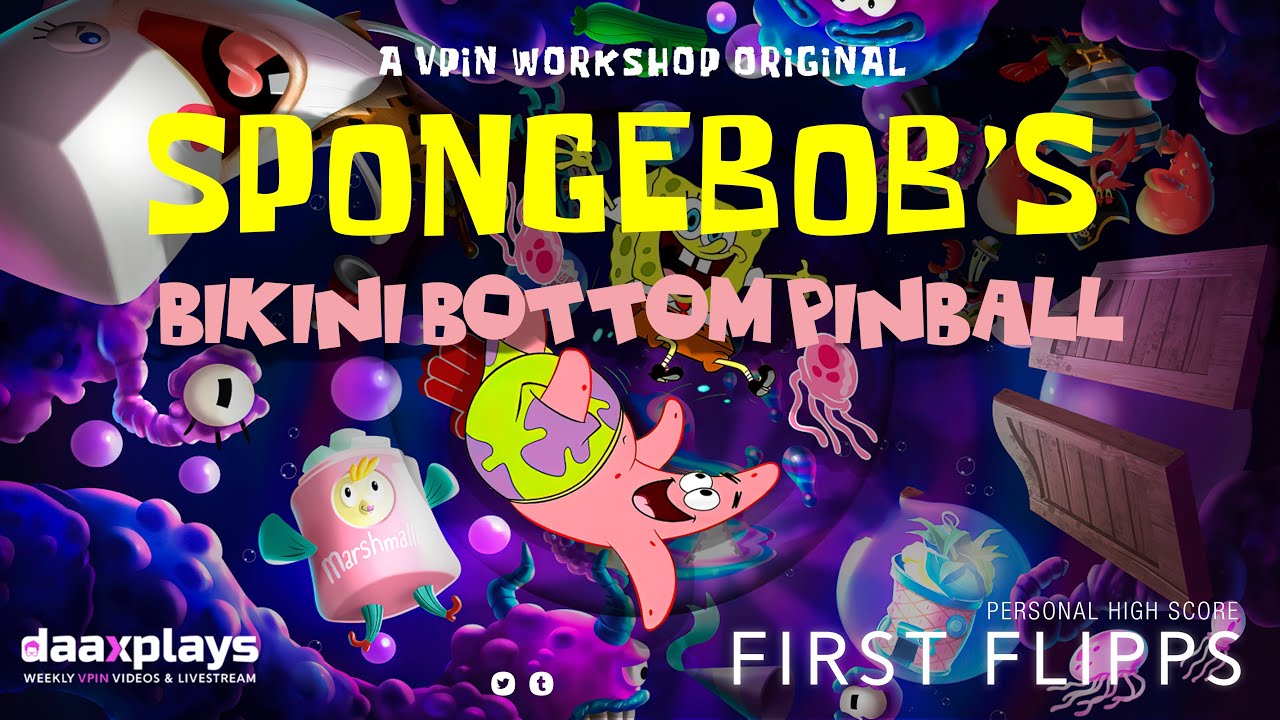 SpongeBob's Bikini Bottom Pinball (VPW 2023) [First Flipps] High Score Attempt