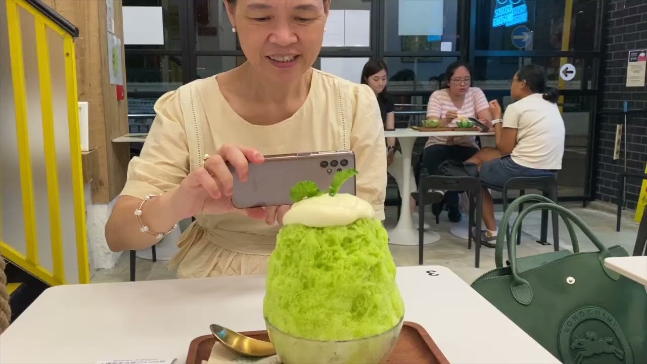 Sososo kakigori shaved  ice dessert in Sheung Wan Hong Kong with some hacks to counter sugar spike
