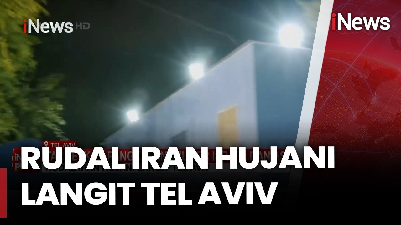 Rudal Iran Hujani Langit Tel Aviv, Sirene Perang Meraung di Israel | iNews Prime (16/3)