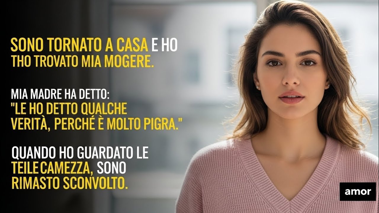 Sono tornato a casa e ho trovato mia moglie a piangere. Mia madre ha...#amore #perte #series 