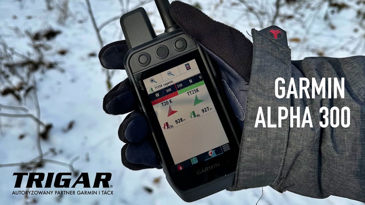 Garmin Alpha 300  - prezentacja najlepszego systemu do śledzenia i szkolenia psów.