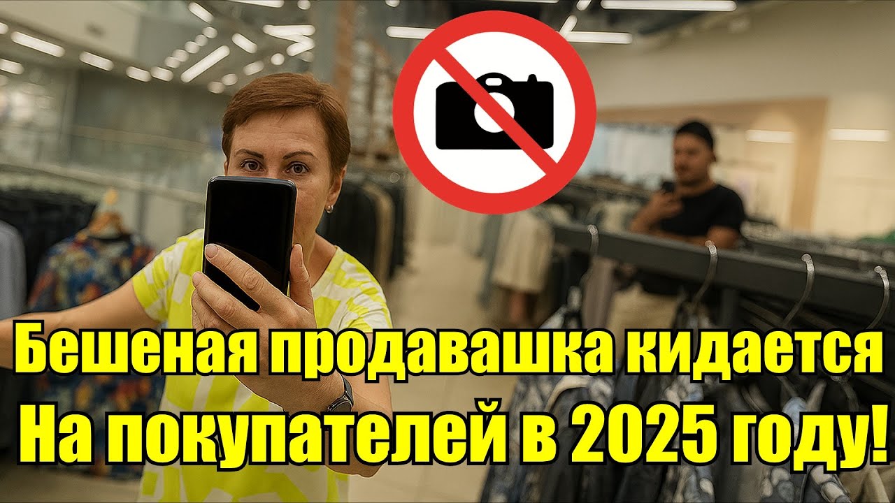 НОВОЕ ВИДЕО 2025! БЕШЕНАЯ ПРОДАВАШКА КИДАЕТСЯ НА ПОКУПАТЕЛЕЙ И ЗАПРЕЩАЕТ СНИМАТЬ / ТРЕШ В МАГАЗИНЕ