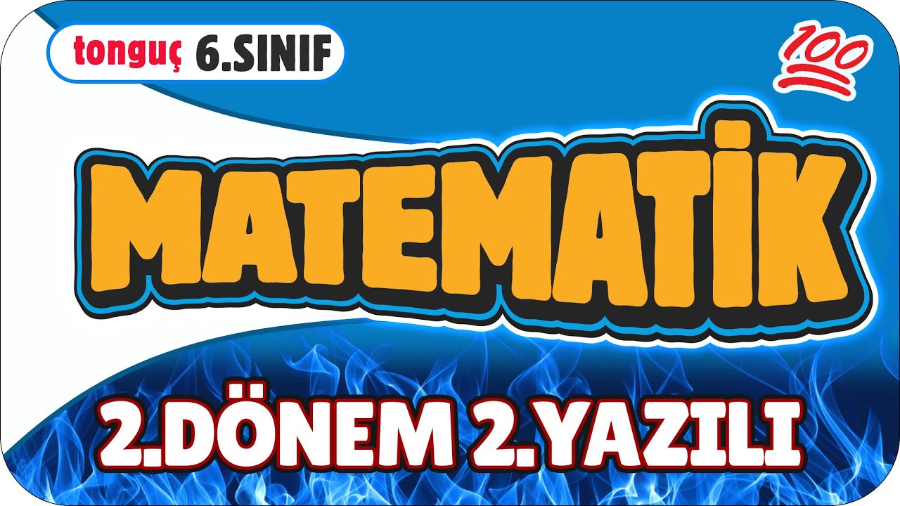 6.Sınıf Matematik 2.Dönem 2.Yazılıya Hazırlık 📑 #2025