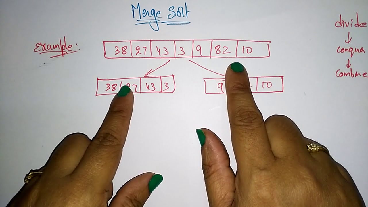 Merge Sort Example | DAA | Design & Analysis of Algorithms | Lec-16 | Bhanu Priya