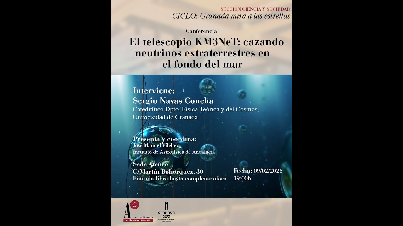 2026 02 09 EL TELESCOPIO KM3NeT: CAZANDO NEUTRINOS EXTRATERRESTRES EN EL FONDO DEL MAR